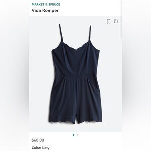Market and Spruce romper